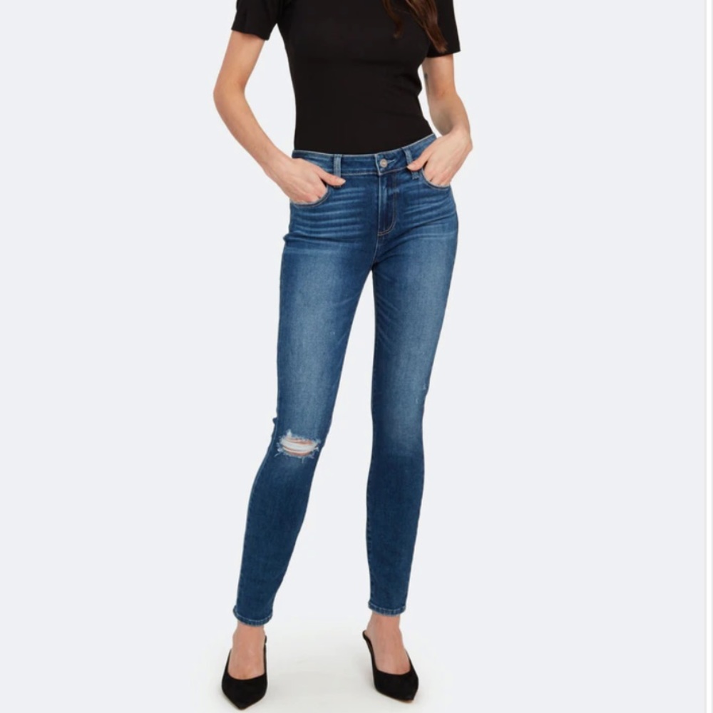 Paige Margot High Rise Skinny Ankle Jeans